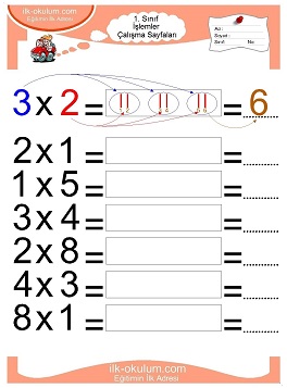 Çocuklar İçin toplam işlemi yaprak testleri 